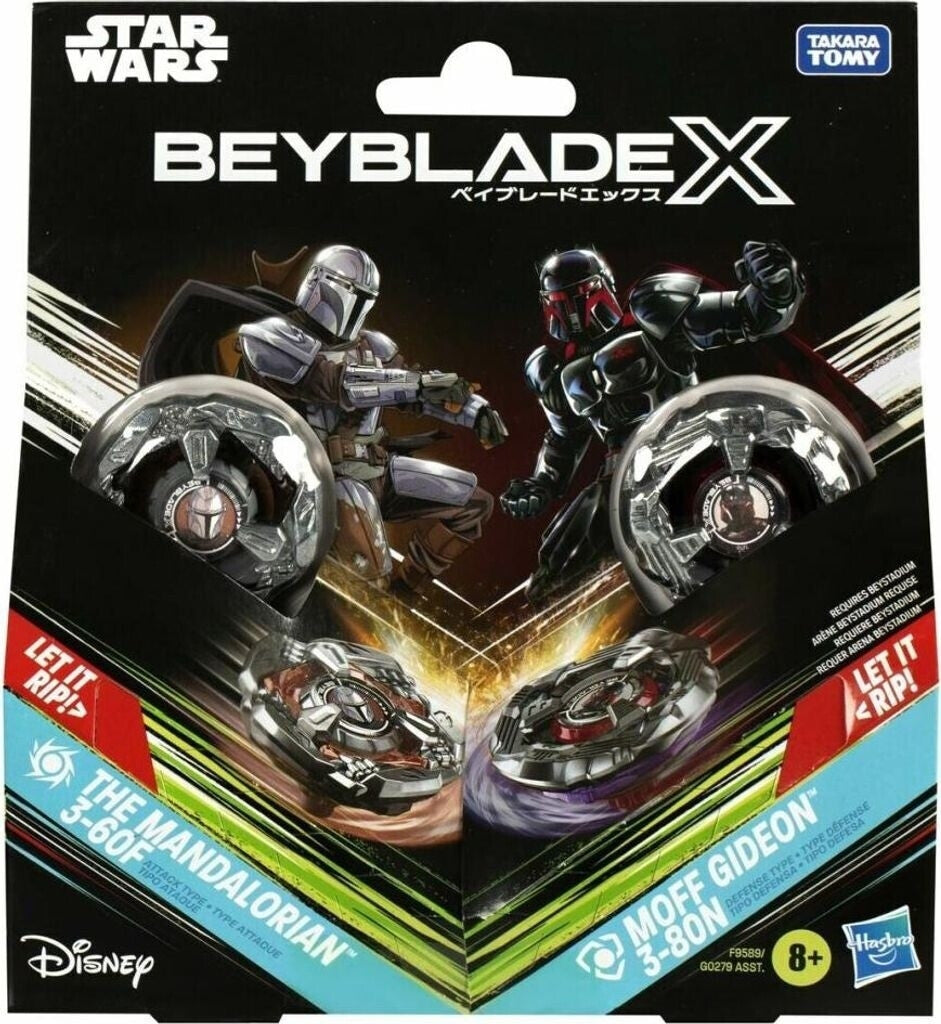 Hasbro BeyBlade X Disney: Star Wars - The Mandalorian vs. Moff Gideon (F9589) Hasbro