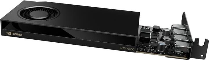 NVIDIA RTX A400 - Scheda video - RTX A400 - 4GB GDDR6 - PCIe 4,0 x8 Low-Profile - 4 x Mini DisplayPort (900-5G172-2560-000) - Disponibile in 5-6 giorni lavorativi NVIDIA