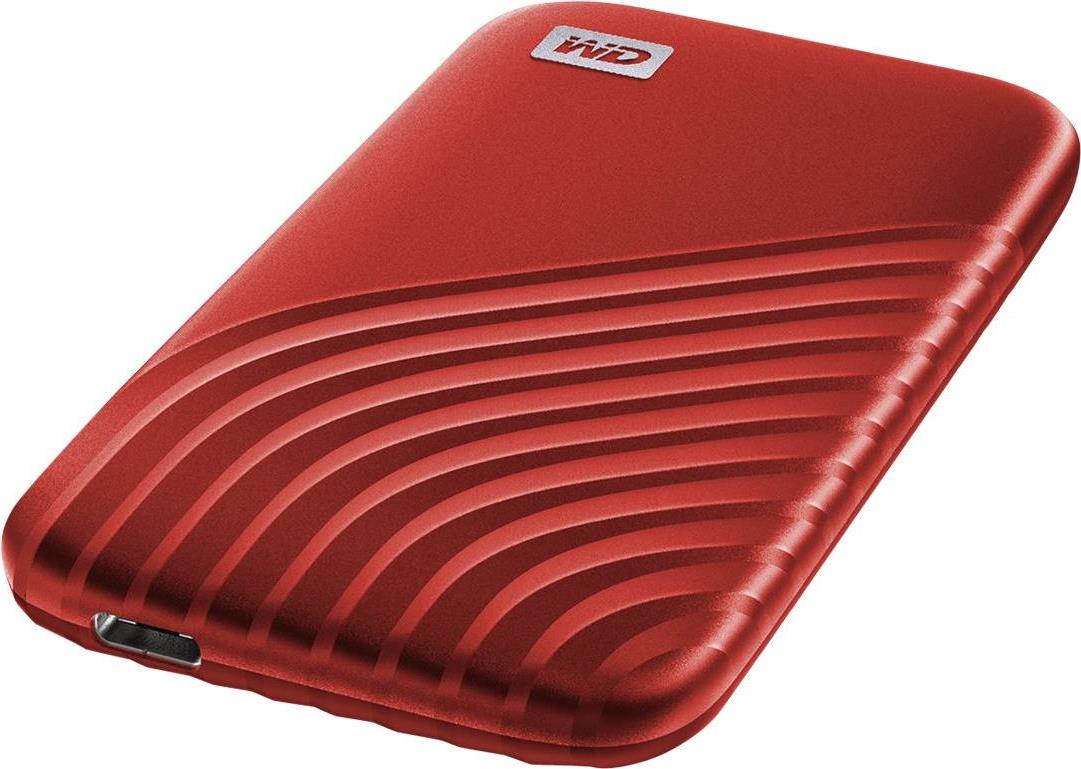 SSD Esterno WD My Passport SSD WDBAGF0020BRD - SSD - crittografato - 2 TB - USB 3.2 Gen 2 (USB-C Steckverbinder) - 256-Bit-AES - Rot - Disponibile in 5-6 giorni lavorativi GameSIDE&Tech