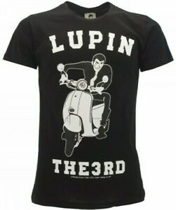 LUPIN III VESPA T-shirt S nera - Disponibile in 2/3 giorni lavorativi