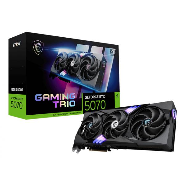MSI GeForce RTX 5070 12G GAMING TRIO OC - Grafikkarten GameSIDE&Tech