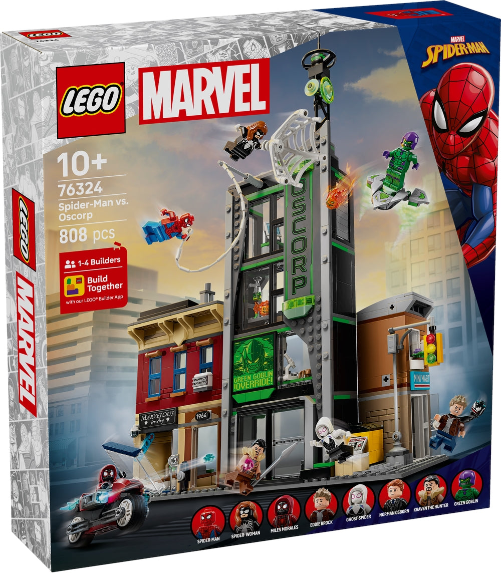 LEGO 76324 MARVEL - Spider-Man contro Oscorp LEGO