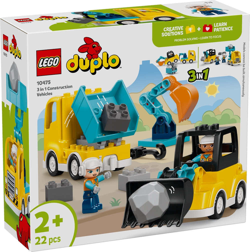 LEGO 10475 DUPLO - Veicoli da cantiere 3 in 1 LEGO