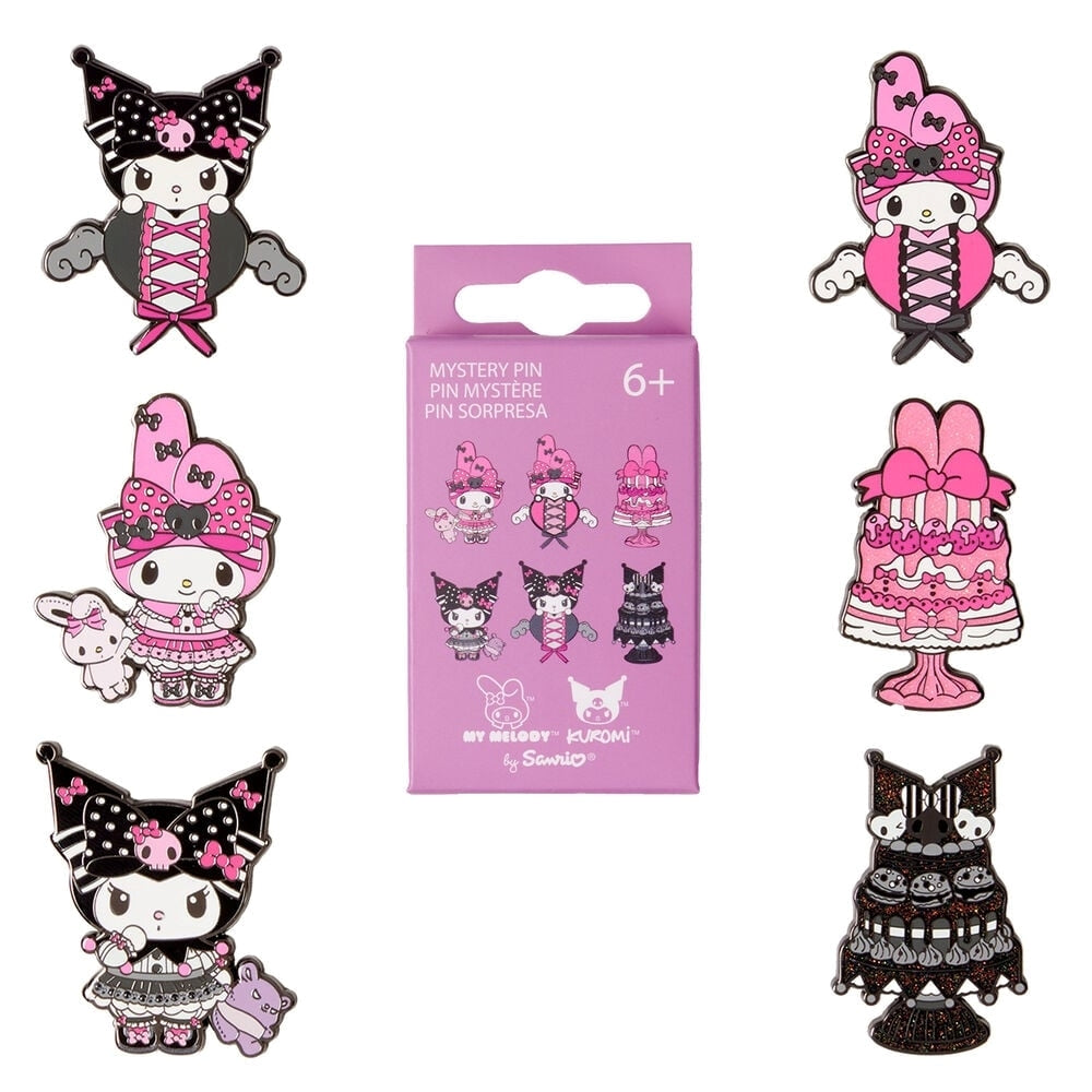 FUNKO Loungefly Mystery Pins - Hello Kitty: My Melody & Kuromi Funko