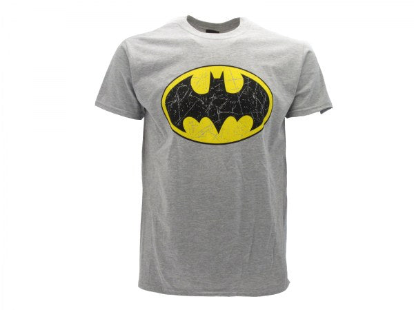 BATMAN LOGO VINTAGE T-shirt M grigia - Disponibile in 2/3 giorni lavorativi