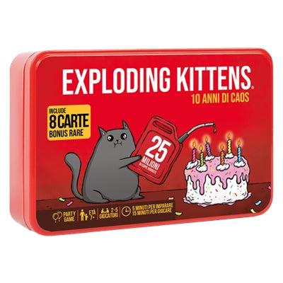 ASMODEE - Exploding Kittens 10 Anni di Caos Asmodee