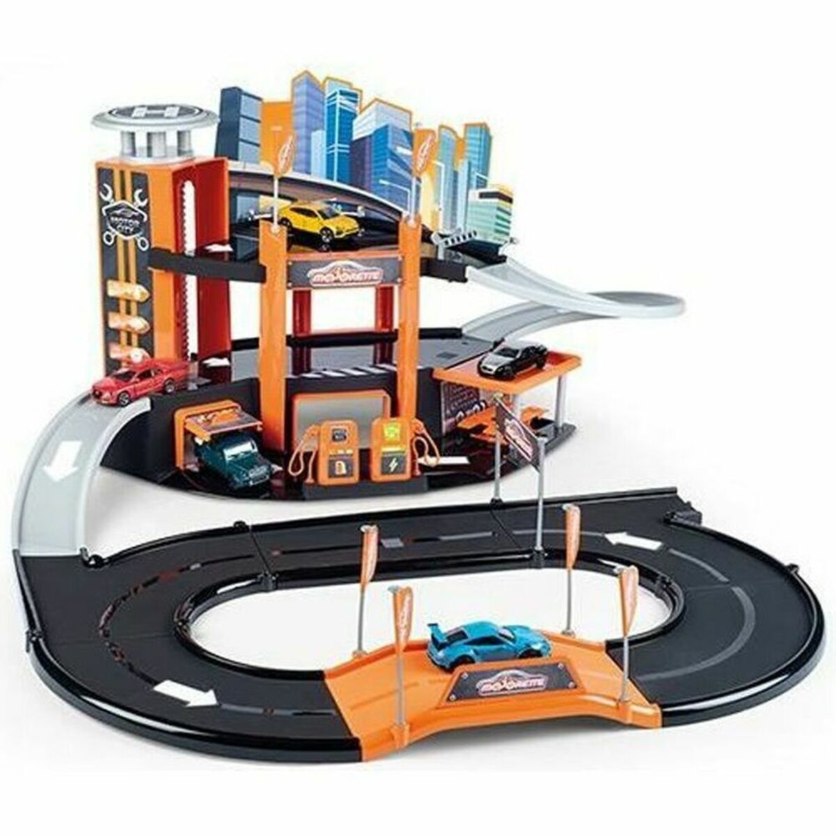 Playset di Veicoli Majorette Garage Motor City Plus - Disponibile in 3-4 giorni lavorativi