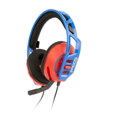 Switch Cuffie Gaming RIG 300 PROHNR+B, Rosso/Blu, Switch Big Ben