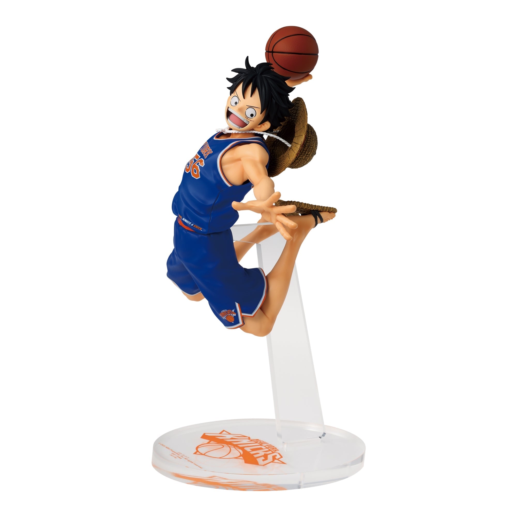 BANPRESTO - One Piece - NBA MASTER STARS PIECE THE MONKEY.D.LUFFY NEW YORK KNICKS -  17cm GED
