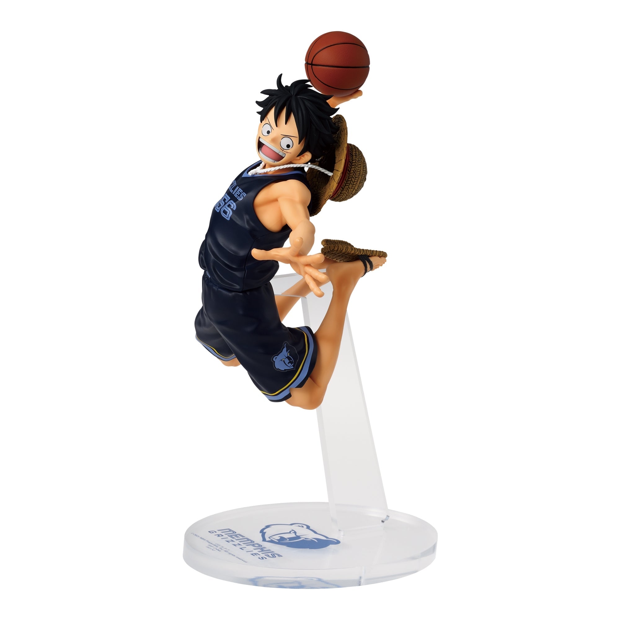 BANPRESTO - One Piece - NBA MASTER STARS PIECE THE MONKEY.D.LUFFY MEMPHIS GRIZZLIES -  17cm GED