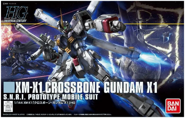 BANDAI 28074 - Hguc Gundam Cross Bone X1 1/144 - Disponibile in 2/3 giorni lavorativi Bandai