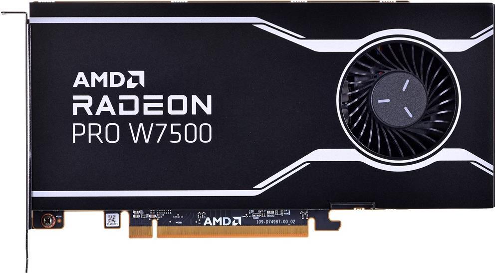 AMD Radeon Pro W7500 - Grafikkarten - Radeon Pro W7500 - 8GB GDDR6 - PCIe 4,0 x8 - 4 x DisplayPort (100-300000078) AMD