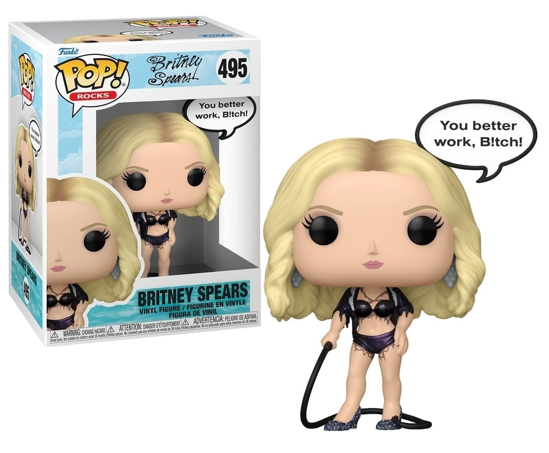 FUNKO POP Rocks: Britney Spears - 495 Britney Spears You Better Work, Bitch 9cm Funko