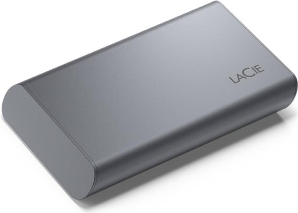 SSD Esterno LaCie Mobile Secure STKH2000800 - SSD - High Performance - crittografato - 2TB - USB 3,2 Gen 2 (USB-C Steckverbinder) - 256-Bit-AES - Space-grau - mit 3 Jahre Seagate Rescue Datenw - Disponibile in 5-6 giorni lavorativi Lacie