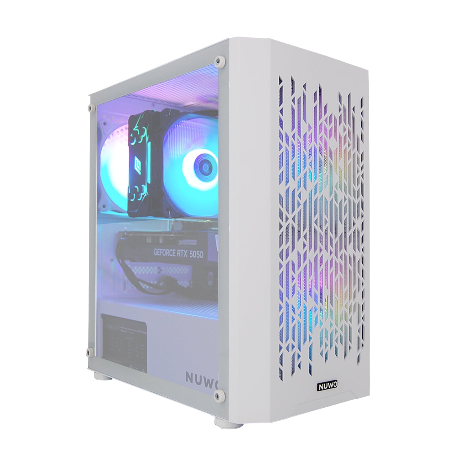 PC Computer Gaming Assemblato Intel i7-12700F Ram 16GB SSD 1TB RTX 5060 8GB GDDR7 Bianco GameSIDE&Tech