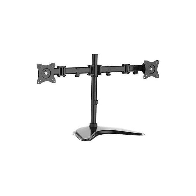 Link LKBR08 Braccio Supporto da Tavolo con Base per 2 Monitor 13-27'' Fino a 8Kg a 3 Snodi - Disponibile in 3-4 giorni lavorativi