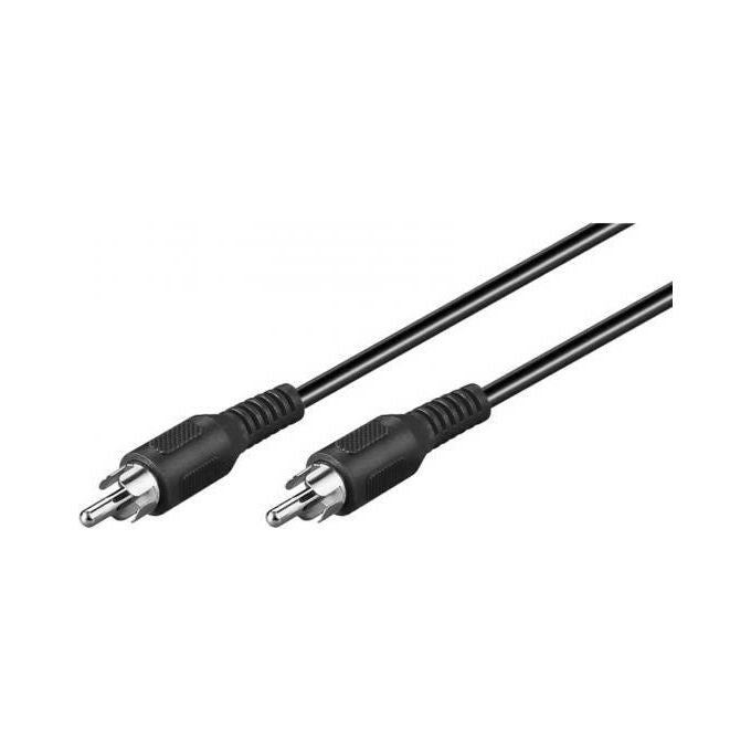 Link cavo audio stereo connettori cinch (rca) maschio-maschio mt.2 - Disponibile in 3-4 giorni lavorativi