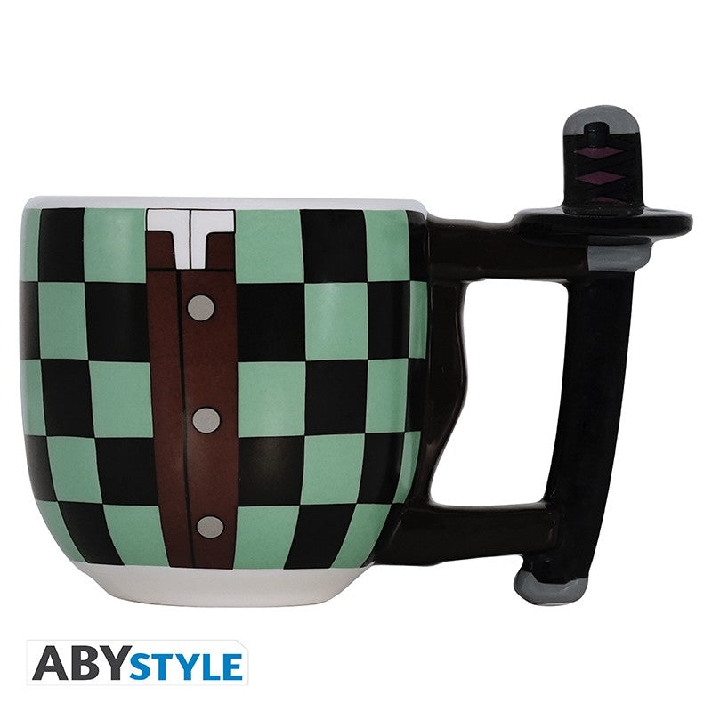 ABYSTYLE DEMON SLAYER - Tazza 3D : "Tanjiro Sword Handle Abystyle