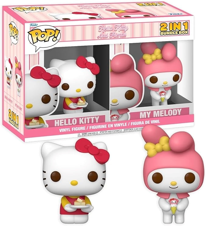 FUNKO POP Bundle Box Hello Kitty And Friends - 2 In 1 Assembled Hello kitty & My Melody 9cm - Disponibile in 2/3 giorni lavorativi Funko