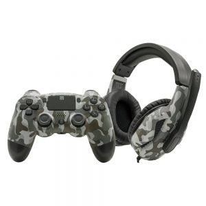 PS4 XTREME PLAYSTATION 4 GAMING KIT ICE CAMO (cuffia,power cable,thumb grips,bt pad) Accessori - Disponibile in 2/3 giorni lavorativi
