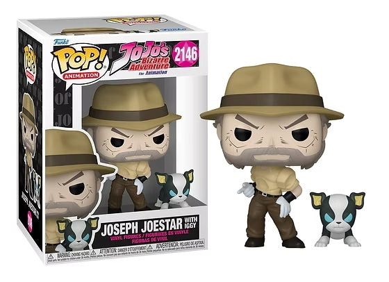 FUNKO POP&Buddy: JoJo's Bizarre Adventure- Joseph & Iggy 9 cm Funko