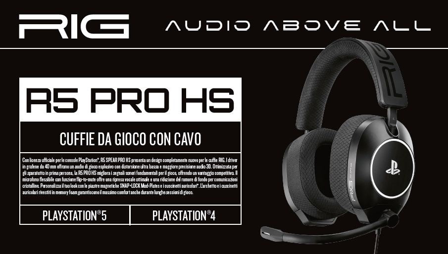 BIGBEN OLP Cuffie Gaming RIGR5PROHS PS5 Big Ben