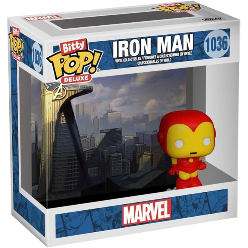 FUNKO Bitty POP Deluxe Marvel - 1036 Iron Man (AvengerTower) - Disponibile in 2/3 giorni lavorativi Funko