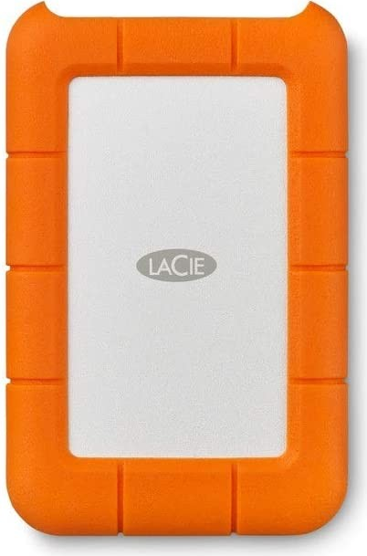 Hard Disk esterno LaCie Rugged USB-C STFR5000800- 5 TB - USB 3.1 Gen 1 (USB-C Steckverbinder) - mit 2-jähriger Wartungsvertrag für Datenwiederherstellung - Disponibile in 5-6 giorni lavorativi Lacie