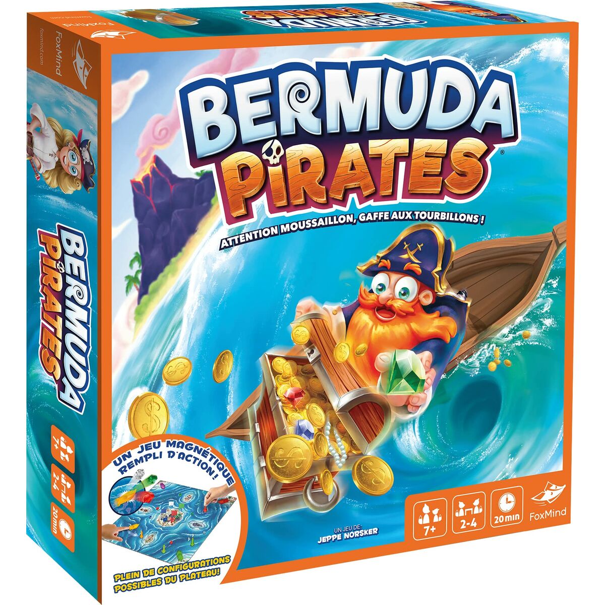 Gioco da Tavolo Asmodee Bermuda Pirates (FR) - Disponibile in 3-4 giorni lavorativi