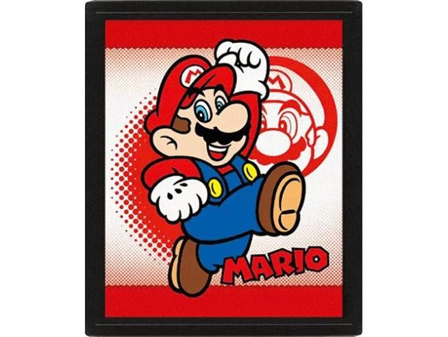 PYRAMID NINTENDO: SUPER MARIO (MARIO YOSHI FLIP) - POSTER 3D LENTICULAR INCORNICIATO Pyramid