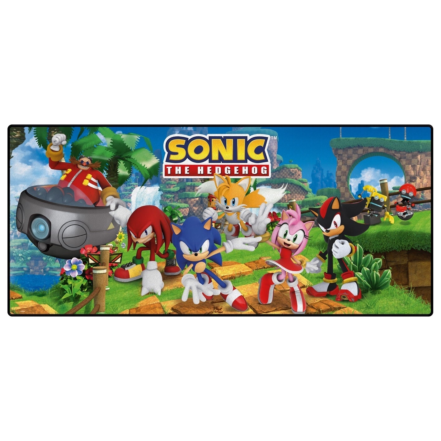 PYRAMID SONIC THE HEDGEHOG( CHARACTERS) XL GAMING DESK MAT Pyramid