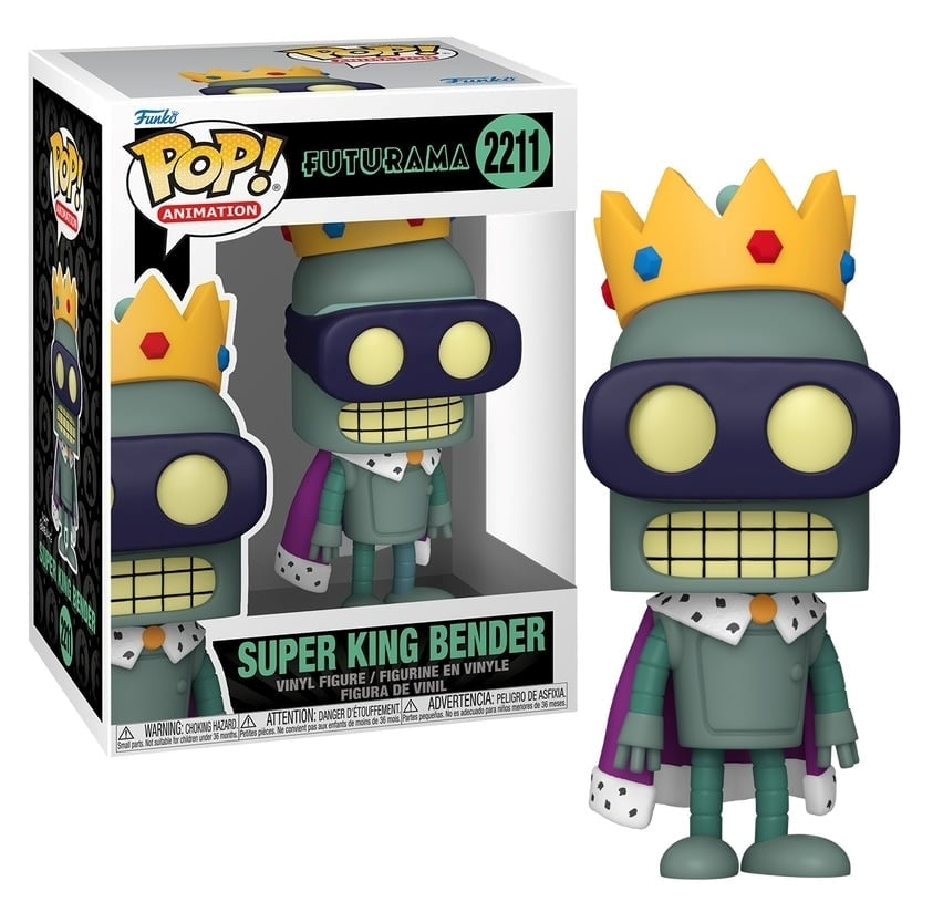 FUNKO POP Animation: Futurama - 2211 Super King Bender 9cm - Disponibile in 2/3 giorni lavorativi Funko