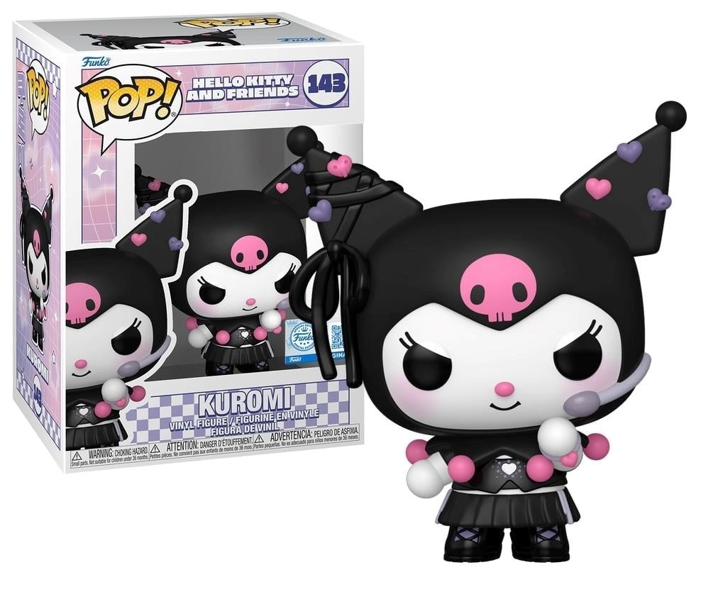 FUNKO POP Sanrio: Hello Kitty And Friends - 143 Kuromi K-Pop! (Exclusive) 9cm - Disponibile in 2/3 giorni lavorativi Funko
