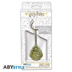 Portachiavi ABYSTYLE HARRY POTTER - Emblema Hogwarts 3D Portachiavi - Disponibile in 2/3 giorni lavorativi