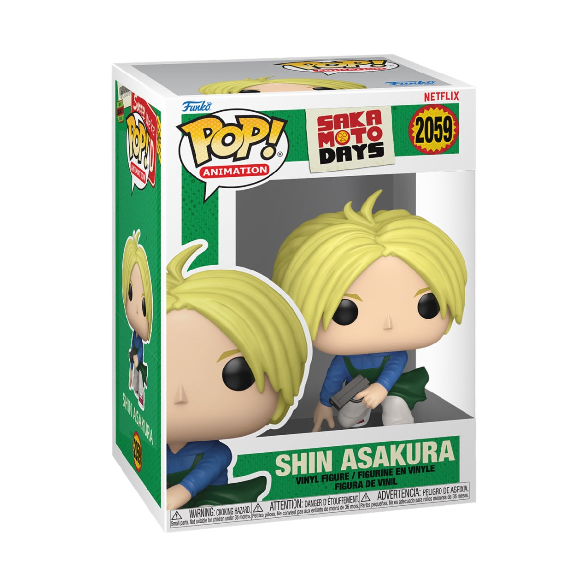 FUNKO POP Animation- Sakamoto Days S1- Shin 9 cm Funko