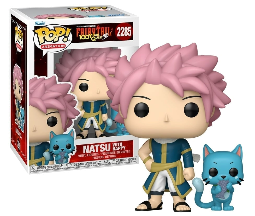 FUNKO POP Animation: Fairy Tail - 2285 Natsu with Happy 9cm Funko