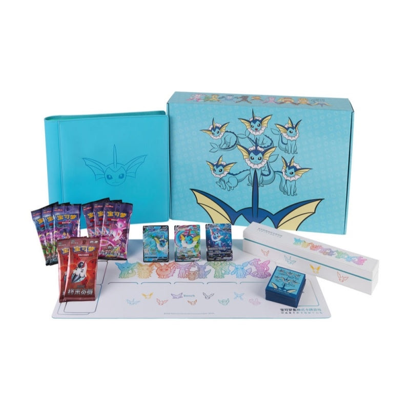 POKEMON - Eevee Advanced Gift Box Vaporeon - CHN (prodotto da collezione) TCG CHN