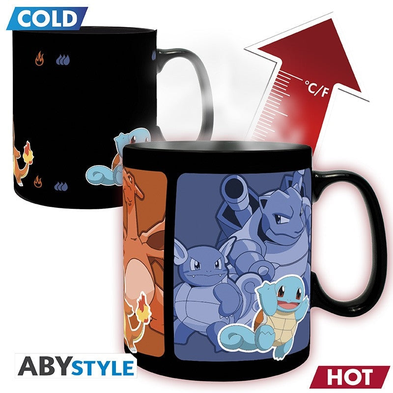 ABYSTYLE POKEMON - Tazza termosensibile 460 ml: "Evolve Abystyle