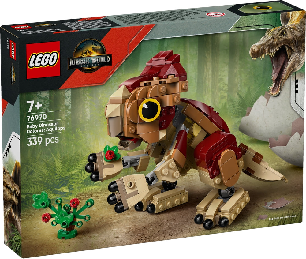 LEGO 76970 JURASSIC WORLD - Dinosauro cucciolo Dolores: Aquilops - Disponibile in 2/3 giorni lavorativi LEGO