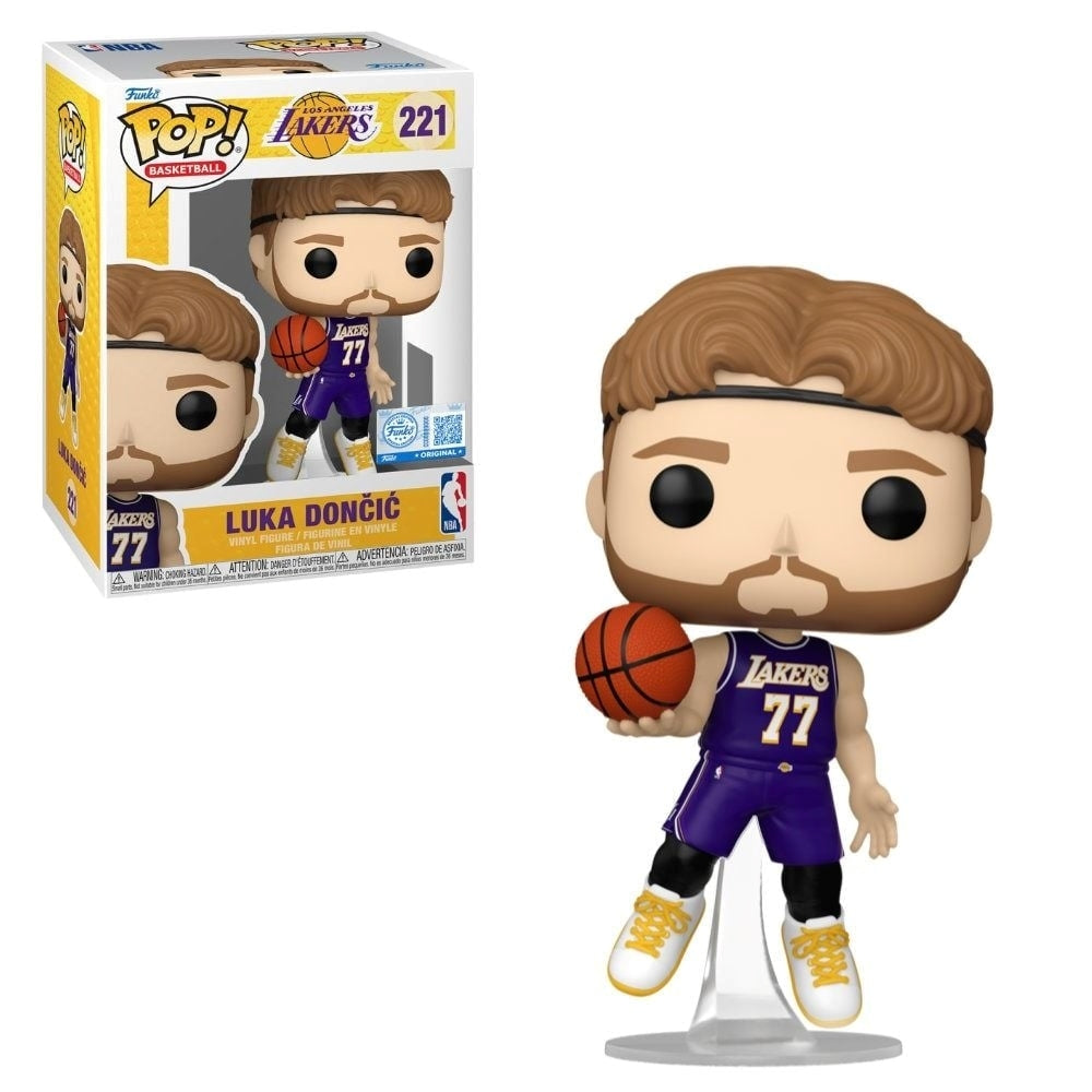 FUNKO POP NBA: Los Angeles Lakers - 221 Luka Doncic (2025 Statement Edition Uniform) (Exclusive) 9cm Funko