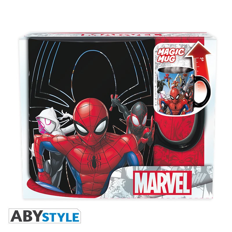 MARVEL - Tazza termosensibile 460 ml: "Spider-Man" - Disponibile in 2/3 giorni lavorativi Abystyle
