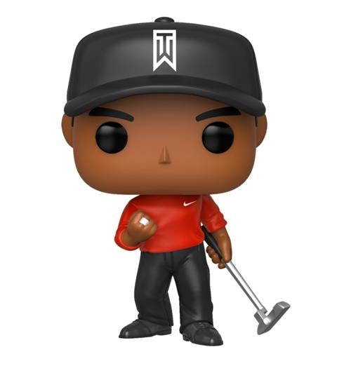 FUNKO POP  Golf - 01 Tiger Woods (Red Shirt) 9 cm Funko