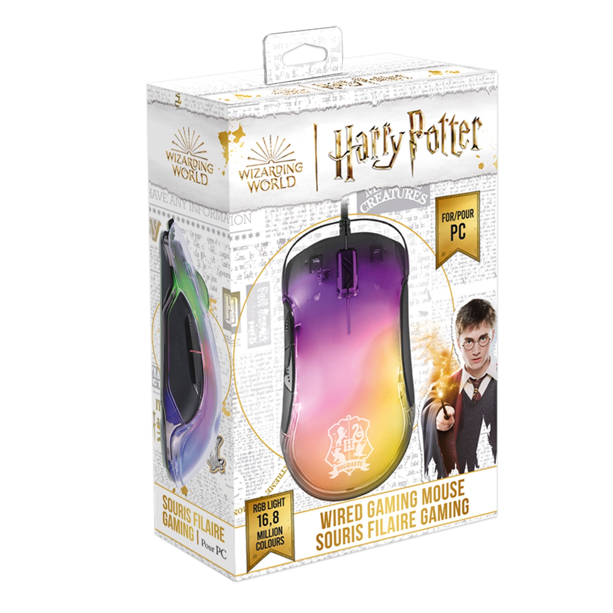 FREAKS AND GEEKS Harry Potter-Wired USB 2.0 LED backlit Gaming Mouse - Disponibile in 2/3 giorni lavorativi Trade Invaders