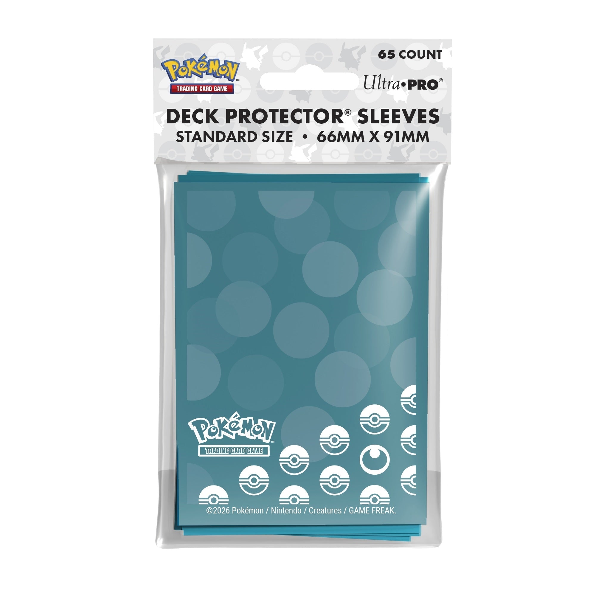 ULTRA PRO - 65 Deck Protector Sleeves Standard Size - Pokemon - Darkness Type - Disponibile in 2/3 giorni lavorativi Ultra Pro