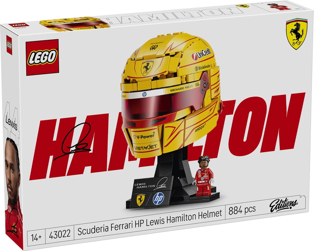 LEGO 43022 EDITIONS VEHICLES - Casco di Lewis Hamilton Scuderia Ferrari HP LEGO