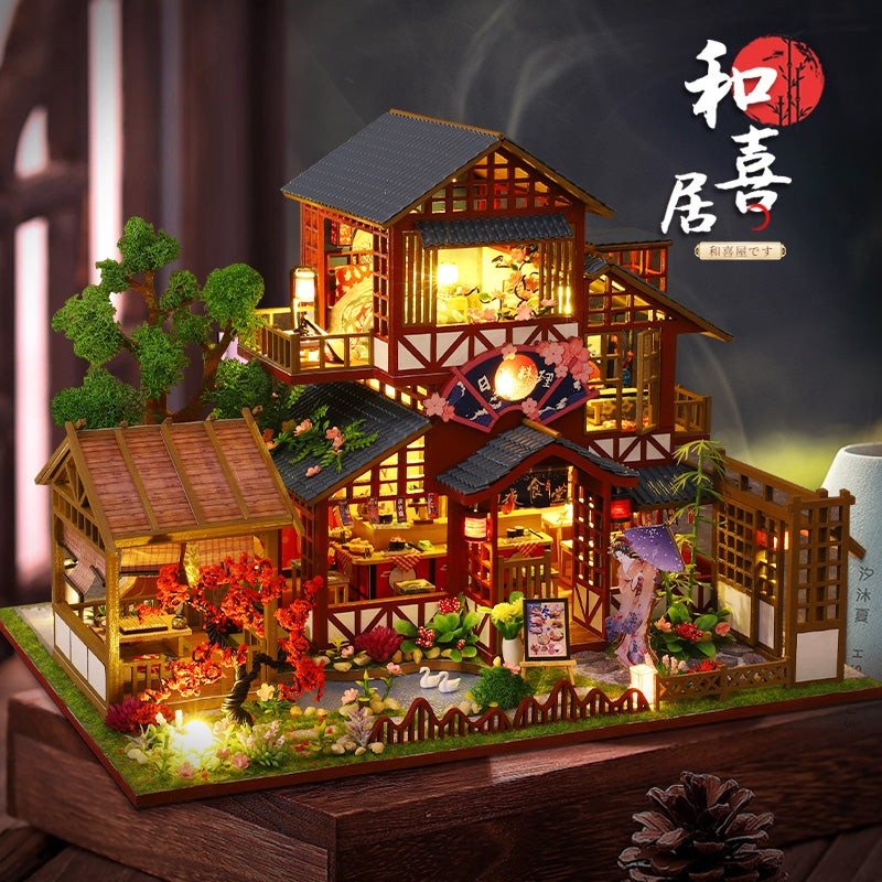 DIY Miniature Ludistri - Traditional Japanese House (34 x 26 x 25 cm) Trade Invaders