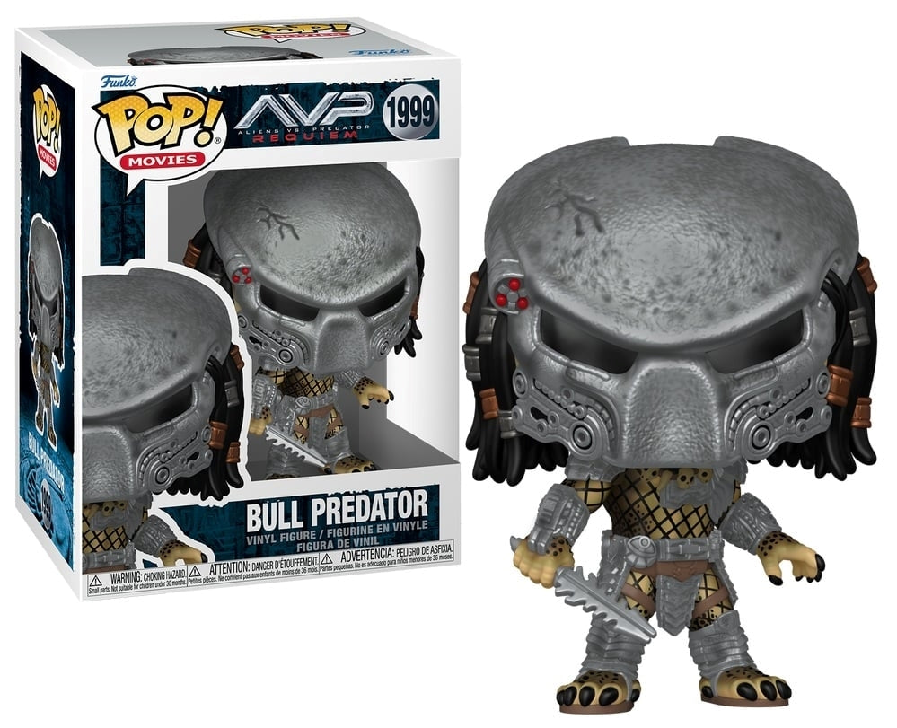 FUNKO POP Movies: AVP Requiem - 1999 Bull Predator 9cm - Disponibile in 2/3 giorni lavorativi Funko