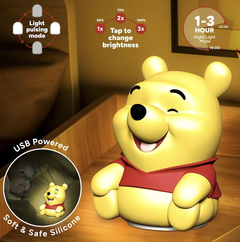 PALADONE DISNEY CLASSICS Winnie the Pooh SquishyGlo Light Rechargeable - Disponibile in 2/3 giorni lavorativi Paladone