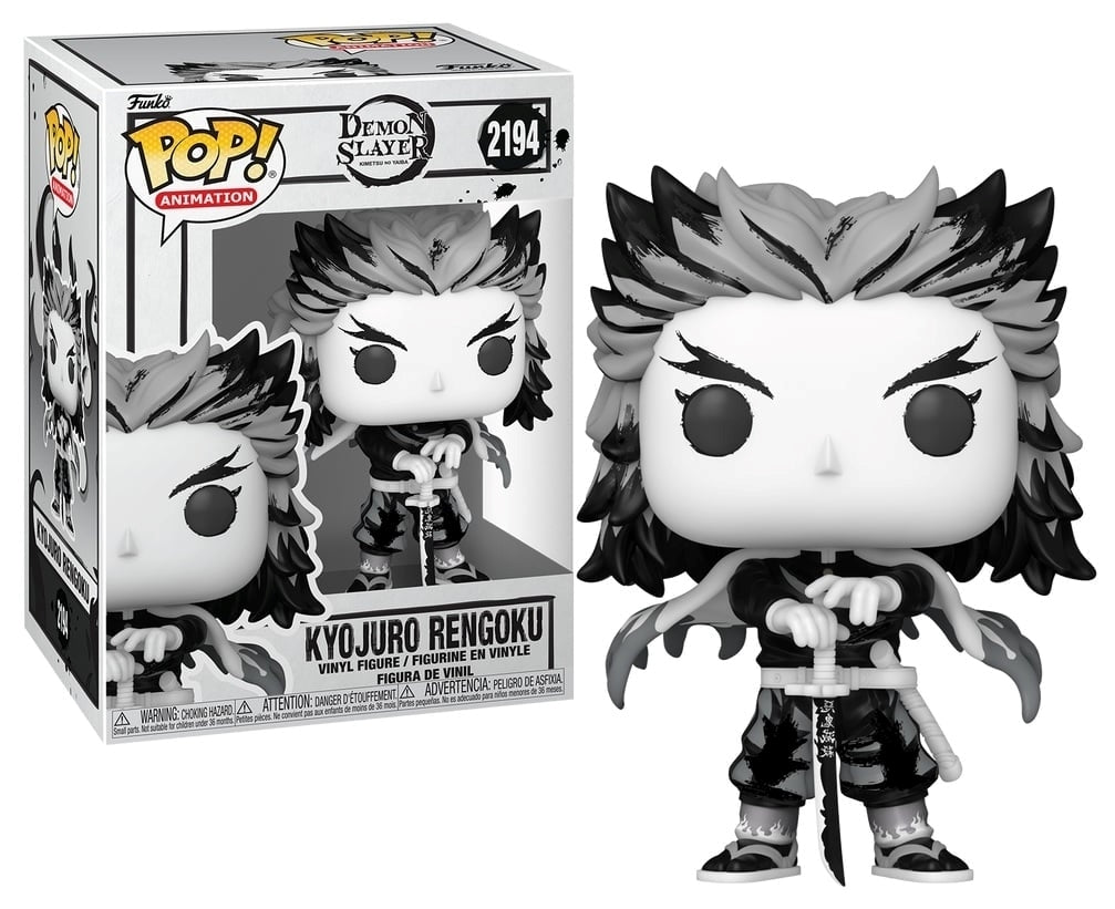 FUNKO POP Animation: Demon Slayer -2194 Kyojuro Rengoku (Sumi Ink) 9cm Funko