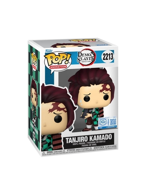 FUNKO POP Animation: Demon Slayer - 2213 Tanjiro Kamado with Crow (Exclusive) 9cm Funko